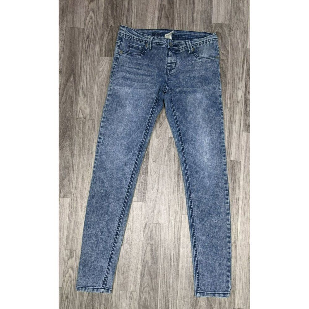 (3/$35) Blue Asphalt Womens Size Small‎ Medium Wash Skinny Denim Blue Jeans